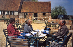 Meeting at Lavender Farm © CL