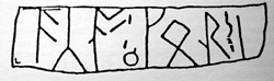 Chessell Down scabbard-mount Runes © 